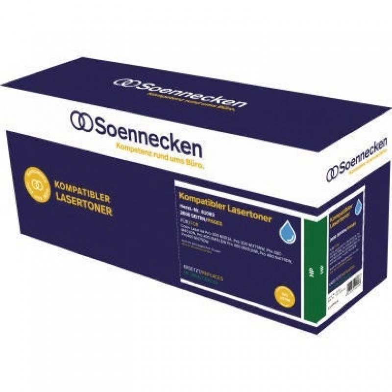 Soennecken Toner 81092 wie HP CE411A 305A 2.600Seiten cyan