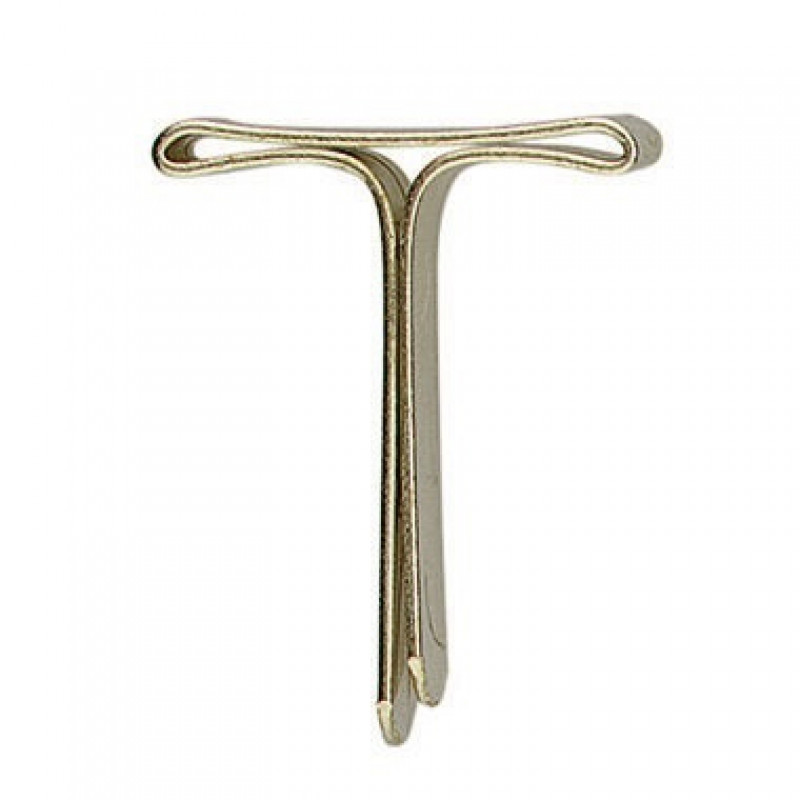 ALCO Musterbeutelklammer 590/61 15x19mm messing 100 St./Pack.