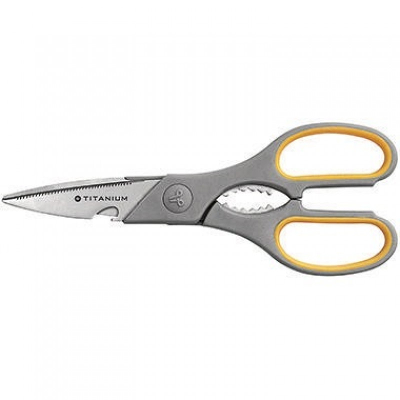 Westcott Schere Titanium Super E-30486 00 21cm grau/gelb Westcott Schere Titanium Super E-30486 00 21cm grau/gelb