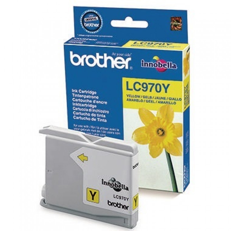 Brother Tintenpatrone LC970Y 300Seiten gelb Brother Tintenpatrone LC970Y 300Seiten gelb