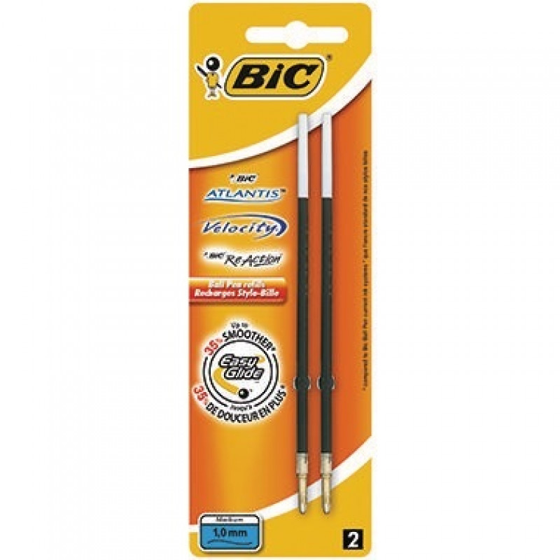 BIC Kugelschreibermine Easy Glide IS1197 892410 0,4mm sw 2 St./Pack. BIC Kugelschreibermine Easy Glide IS1197 892410 0,4mm sw 2 St./Pack.