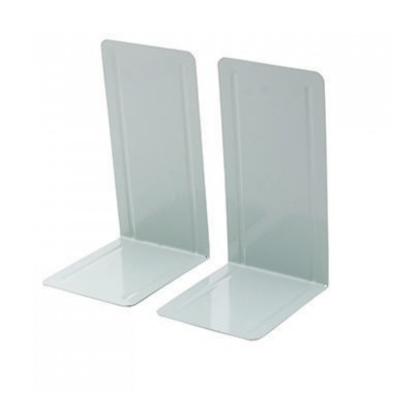 Buchstütze 14,5x12,7x24cm L-Form Metall lichtgrau 2 St./Pack. Buchstütze 14,5x12,7x24cm L-Form Metall lichtgrau 2 St./Pack.