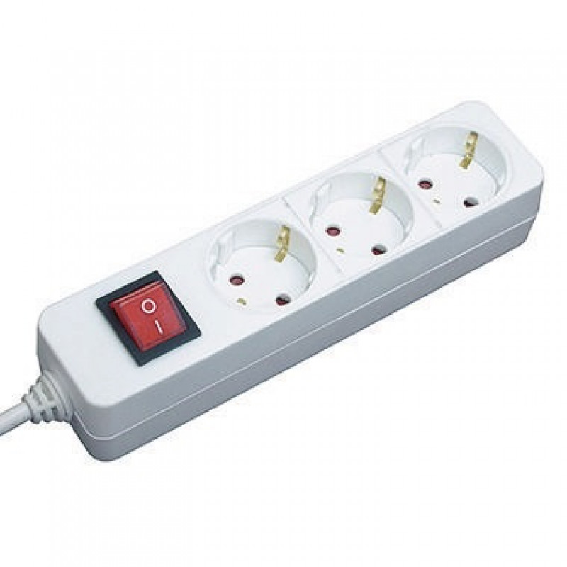 brennenstuhl Steckdosenleiste 1550620413 3fach weiß