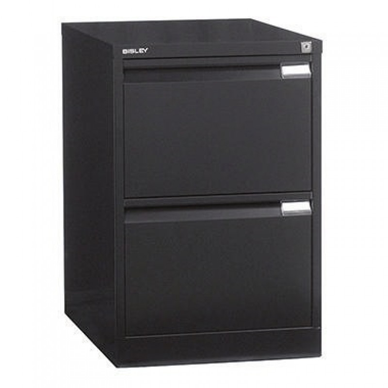 Bisley Hängeregistraturschrank 3623633 2Schubfächer tiefschwarz