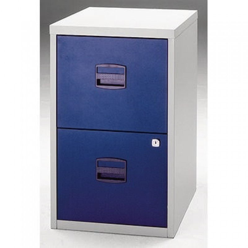 Schubladenschrank PFA2505 2Schubfächer lichtgrau/oxfordblau Schubladenschrank PFA2505 2Schubfächer lichtgrau/oxfordblau