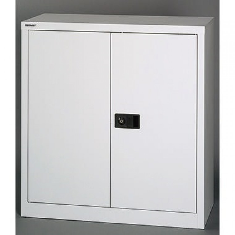 Bisley Flügeltürenschrank Universal E402A01355 2OH silber