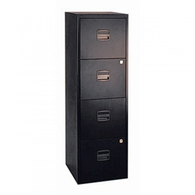 Hängeregistraturschrank PFA4F633 4Auszüge schwarz Hängeregistraturschrank PFA4F633 4Auszüge schwarz