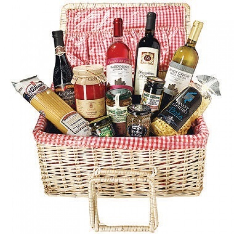 Präsentkorb Casetta Deliciosa 12teilig bestückt