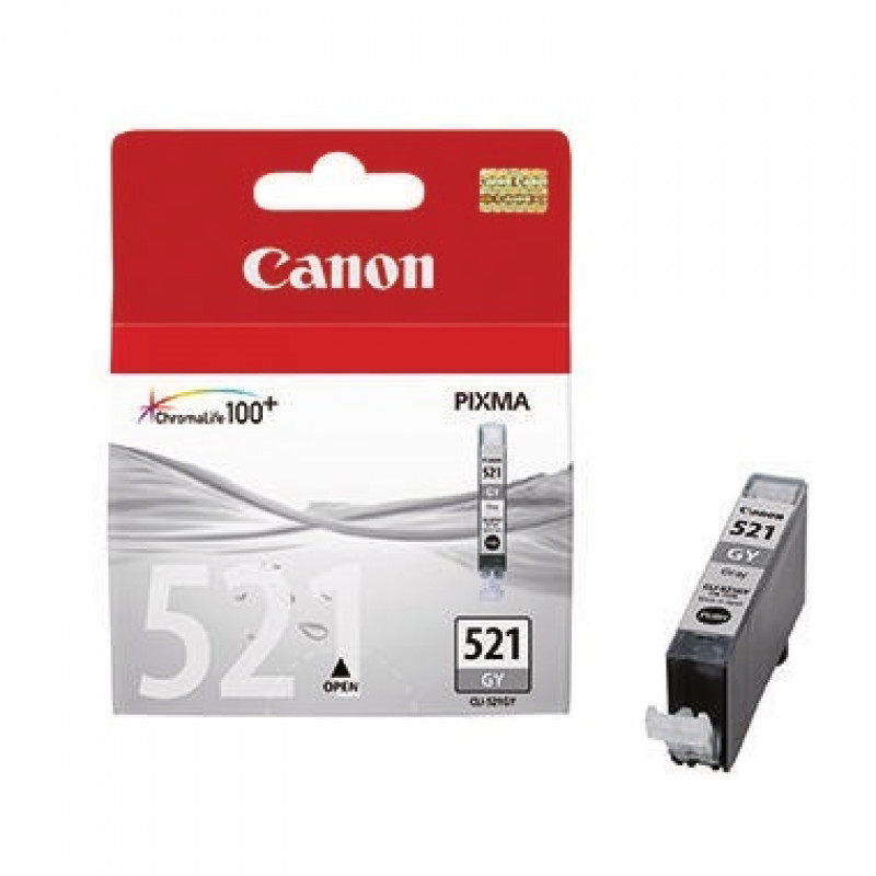 Canon Tintenpatrone CLI521GY 2937B001 9ml grau Canon Tintenpatrone CLI521GY 2937B001 9ml grau