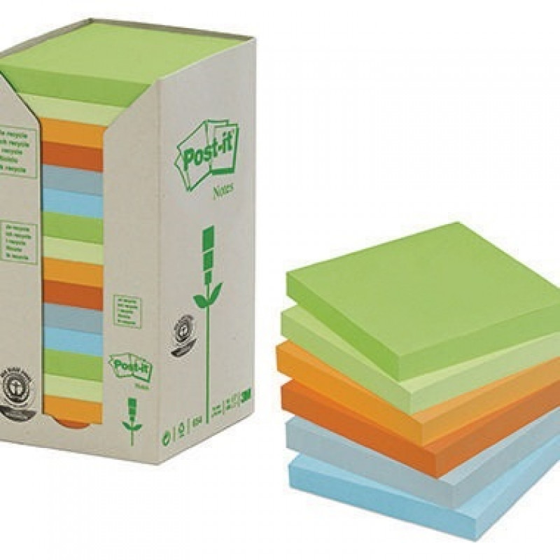 Post-it Haftnotiz Pastel Rainbow 654-1RPT 76x76mm sort. 16 St./Pack. Post-it Haftnotiz Pastel Rainbow 654-1RPT 76x76mm sort. 16 St./Pack.