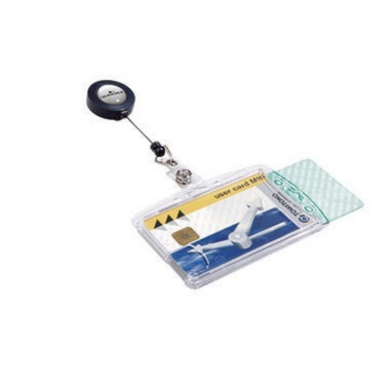 DURABLE Namenschild 822419 85x54mm transparent 10 St./Pack DURABLE Namenschild 822419 85x54mm transparent 10 St./Pack