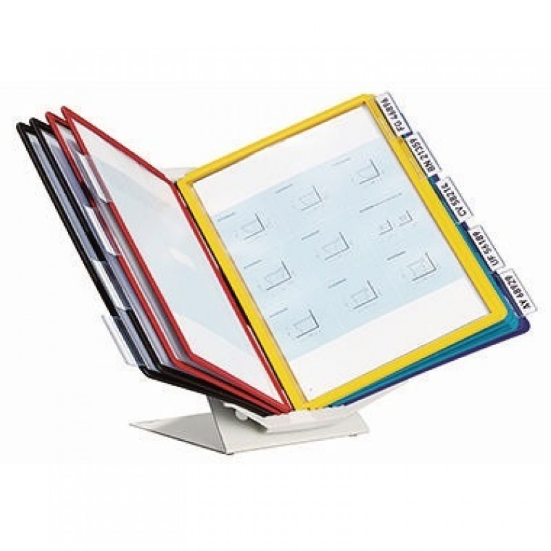 DURABLE Sichttafelständer VARIO PRO 10 557900 DIN A4 sortiert DURABLE Sichttafelständer VARIO PRO 10 557900 DIN A4 sortiert