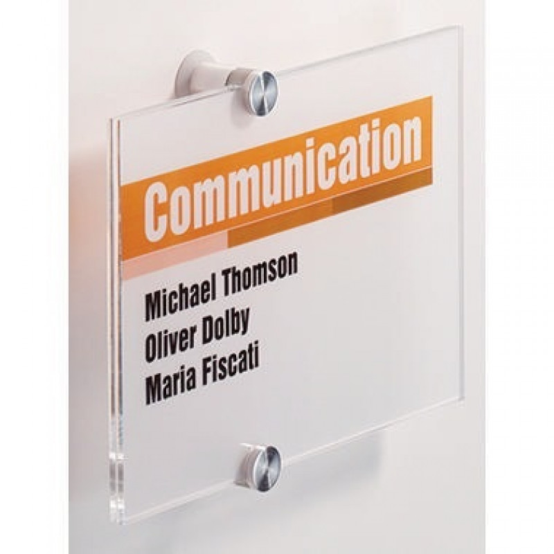 DURABLE Türschild CRYSTAL SIGN 482319 210x148mm transparent DURABLE Türschild CRYSTAL SIGN 482319 210x148mm transparent