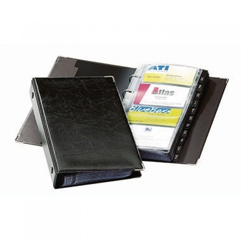 DURABLE Visitenkarten-Ringbuch VISIFIX 238301 max. 200Karten sw DURABLE Visitenkarten-Ringbuch VISIFIX 238301 max. 200Karten sw
