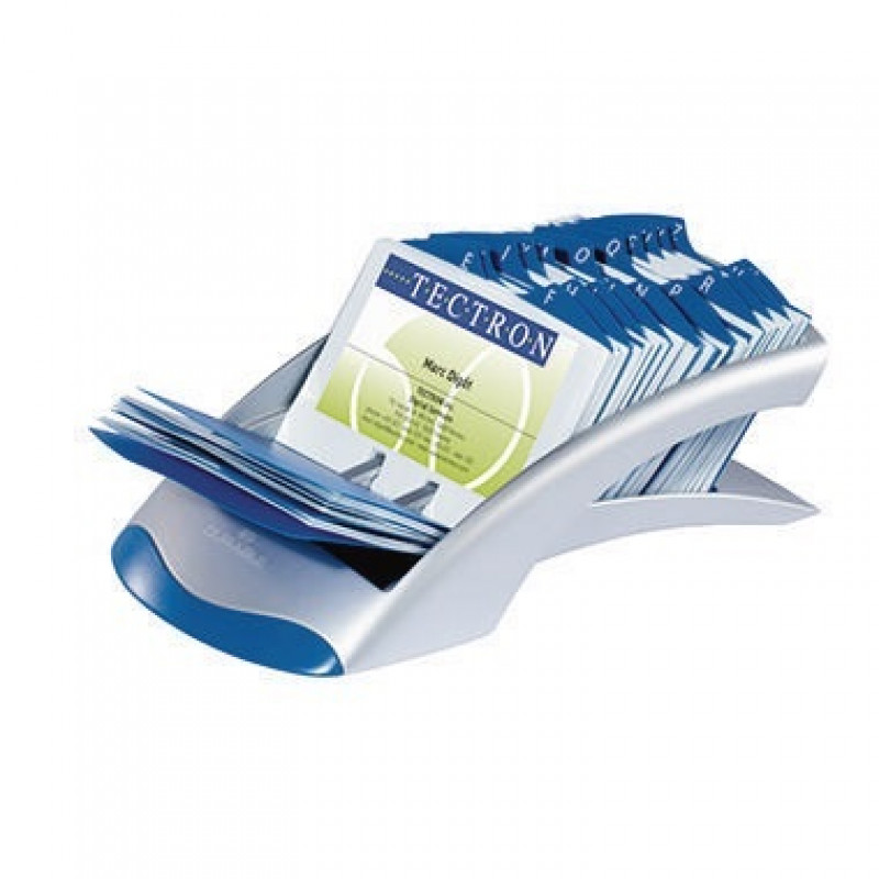 DURABLE Visitenkartenständer VISIFIX desk 241323 metallic-silber DURABLE Visitenkartenständer VISIFIX desk 241323 metallic-silber