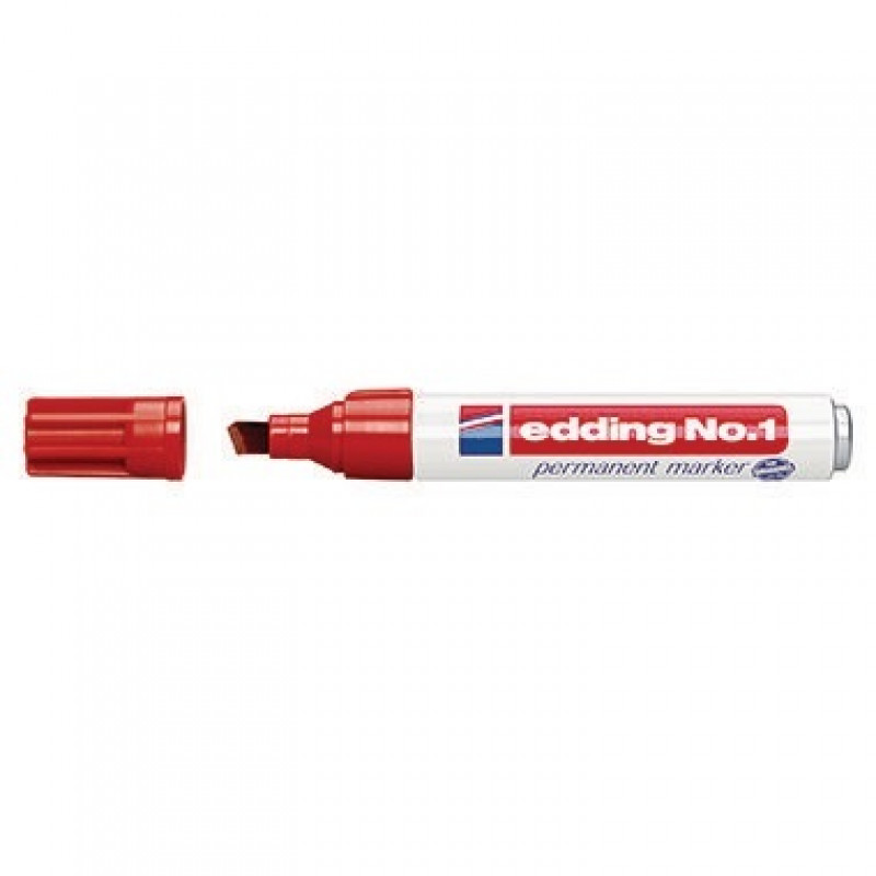 edding Permanentmarker No.1 4-1002 1-5mm Keilspitze nachfüllbar rt edding Permanentmarker No.1 4-1002 1-5mm Keilspitze nachfüllbar rt