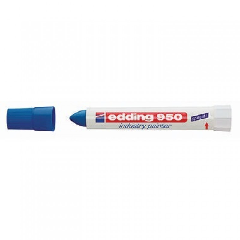edding Industriemarker 950 4-950003 10mm Pastenspitze blau edding Industriemarker 950 4-950003 10mm Pastenspitze blau
