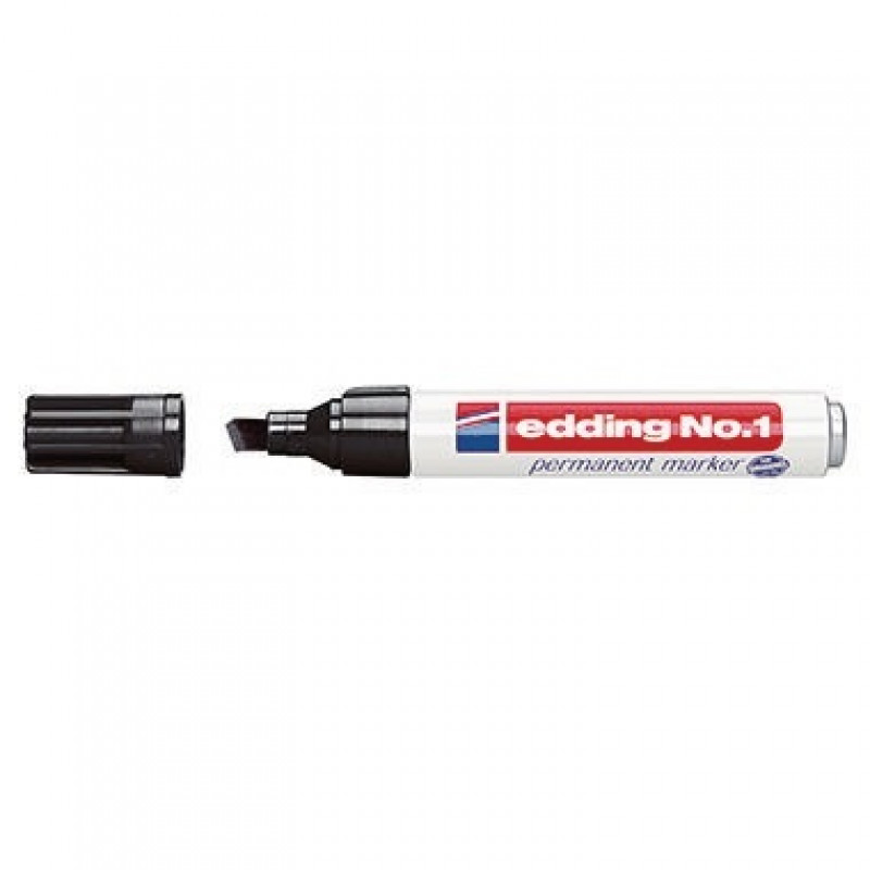 edding Permanentmarker No.1 4-1001 1-5mm Keilspitze nachfüllbar sw edding Permanentmarker No.1 4-1001 1-5mm Keilspitze nachfüllbar sw