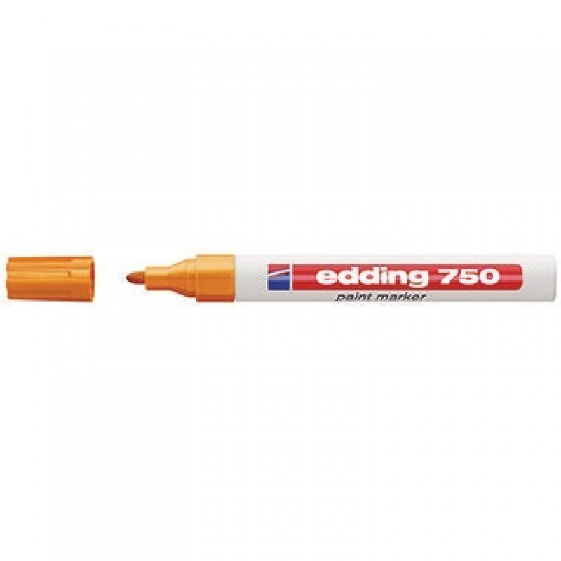 edding Lackmarker 750 4-750006 2-4mm Rundspitze permanent orange edding Lackmarker 750 4-750006 2-4mm Rundspitze permanent orange