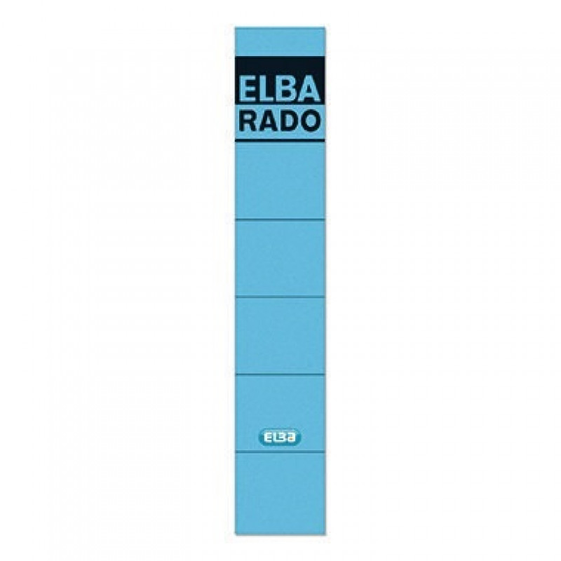 ELBA Ordneretikett 100420940 schmal/kurz sk blau 10 St./Pack. ELBA Ordneretikett 100420940 schmal/kurz sk blau 10 St./Pack.