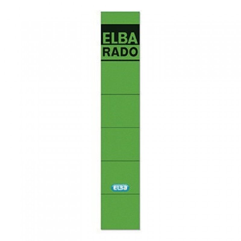 ELBA Ordneretikett 100420944 schmal/kurz sk grün 10 St./Pack. ELBA Ordneretikett 100420944 schmal/kurz sk grün 10 St./Pack.