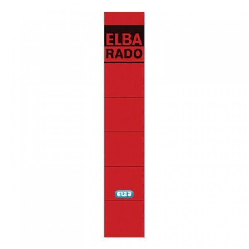 ELBA Ordneretikett 100420945 schmal/kurz sk rot 10 St./Pack. ELBA Ordneretikett 100420945 schmal/kurz sk rot 10 St./Pack.