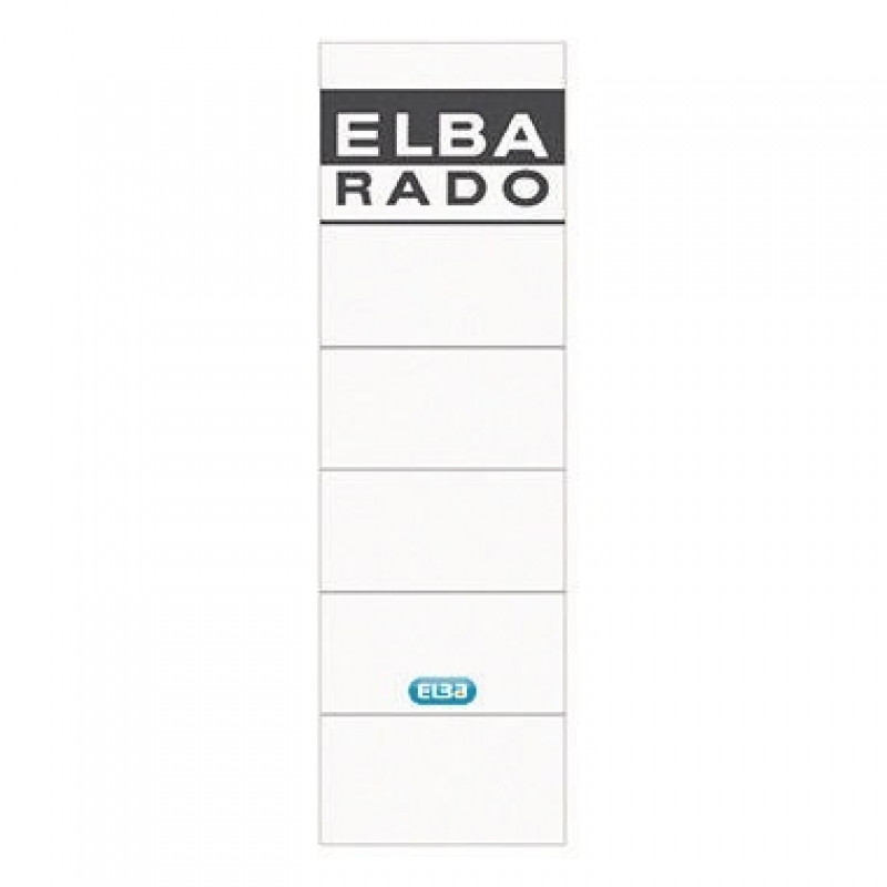 ELBA Ordneretikett 100551826 breit/kurz sk weiß 10 St./Pack. ELBA Ordneretikett 100551826 breit/kurz sk weiß 10 St./Pack.
