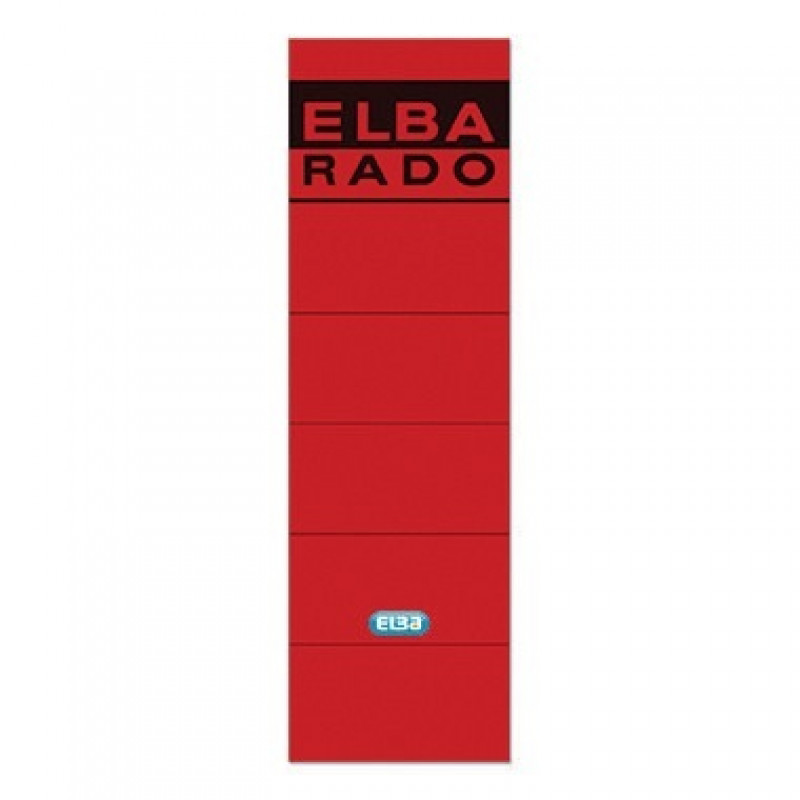 ELBA Ordneretikett 100420950 breit/kurz sk rot 10 St./Pack. ELBA Ordneretikett 100420950 breit/kurz sk rot 10 St./Pack.