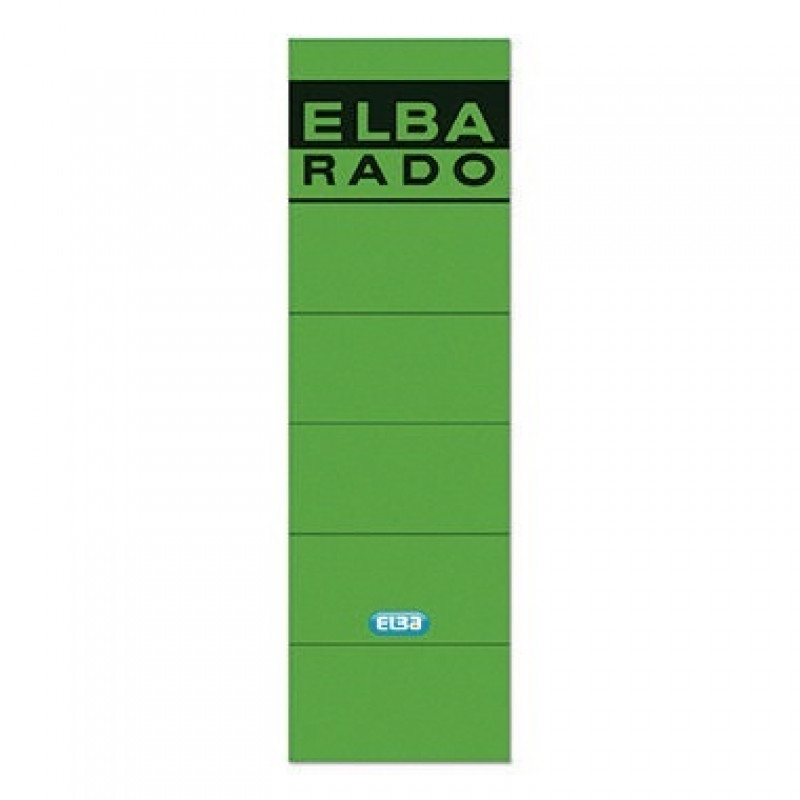 ELBA Ordneretikett 100420948 breit/kurz sk grün 10 St./Pack. ELBA Ordneretikett 100420948 breit/kurz sk grün 10 St./Pack.