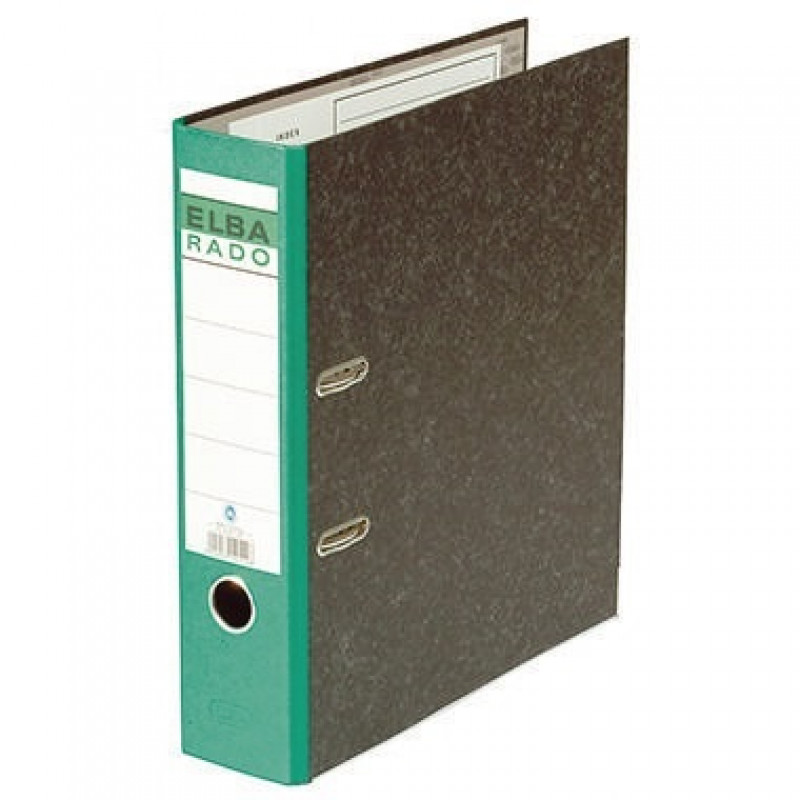 ELBA Ordner rado klassik 100022601 DIN A4 80mm Spezialpapier grün ELBA Ordner rado klassik 100022601 DIN A4 80mm Spezialpapier grün