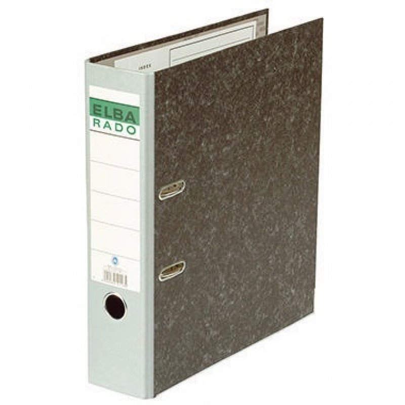 ELBA Ordner rado klassik 100022602 DIN A4 80mm Spezialpapier grau ELBA Ordner rado klassik 100022602 DIN A4 80mm Spezialpapier grau