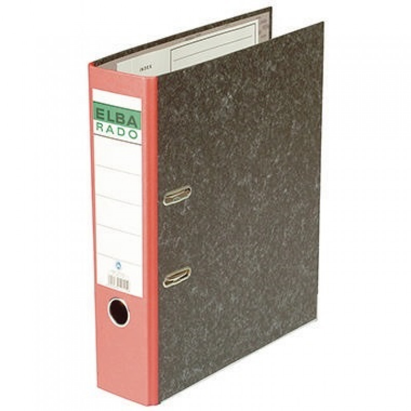 ELBA Ordner rado klassik 100555313 DIN A4 80mm Spezialpapier rot ELBA Ordner rado klassik 100555313 DIN A4 80mm Spezialpapier rot