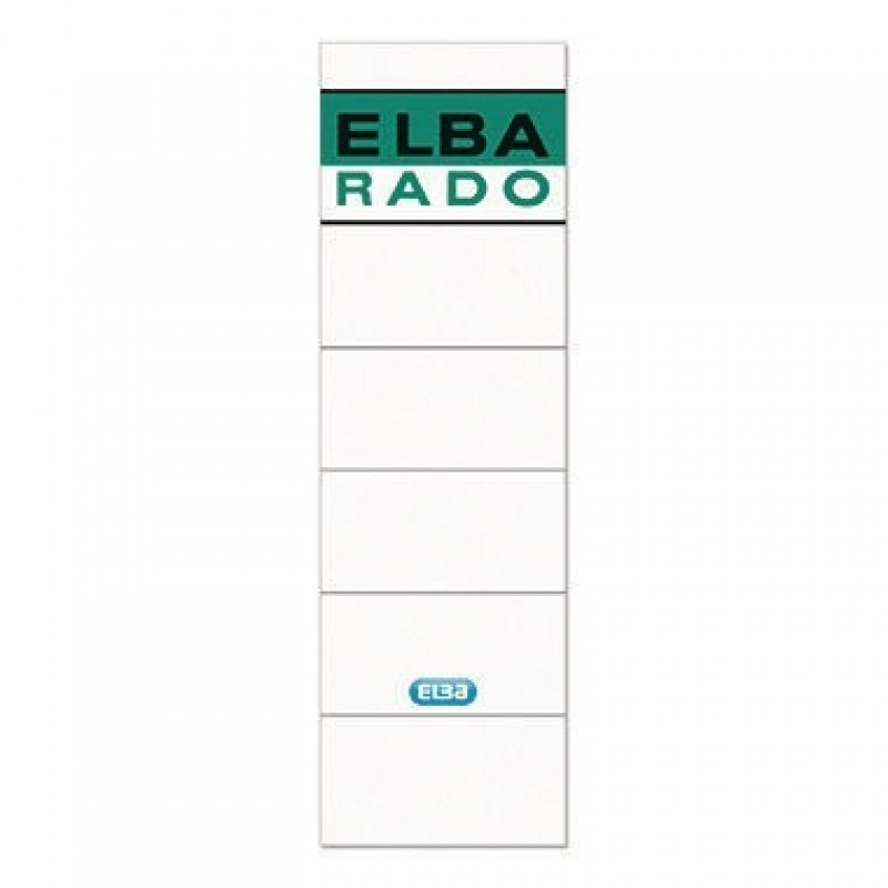 ELBA Ordneretikett 100420947 kurz/breit sk gn/ws 10 St./Pack. ELBA Ordneretikett 100420947 kurz/breit sk gn/ws 10 St./Pack.