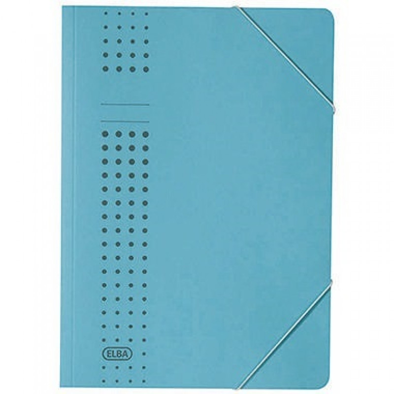 ELBA Eckspanner chic 400010053 DIN A4 150Bl. Karton blau ELBA Eckspanner chic 400010053 DIN A4 150Bl. Karton blau
