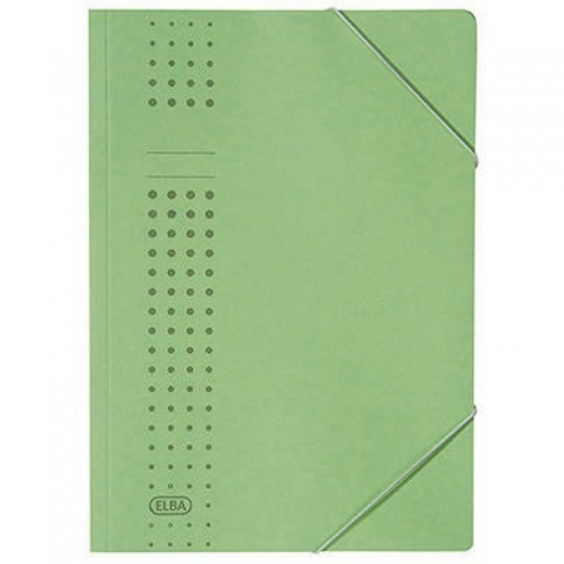 ELBA Eckspanner chic 400010058 DIN A4 150Bl. Karton grün ELBA Eckspanner chic 400010058 DIN A4 150Bl. Karton grün