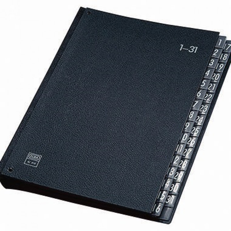 ELBA Pultordner 400001962 DIN A4 1-31 Hartpappe schwarz ELBA Pultordner 400001962 DIN A4 1-31 Hartpappe schwarz