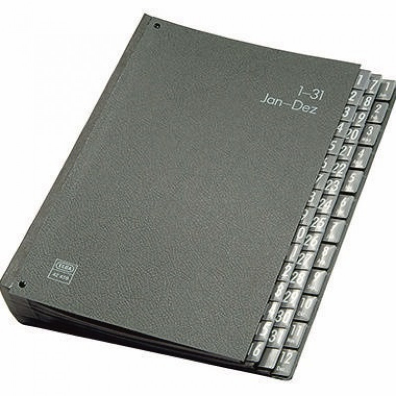 ELBA Pultordner 400001966 DIN A4 1-31/Jan.-Dez. Hartpappe schwarz ELBA Pultordner 400001966 DIN A4 1-31/Jan.-Dez. Hartpappe schwarz