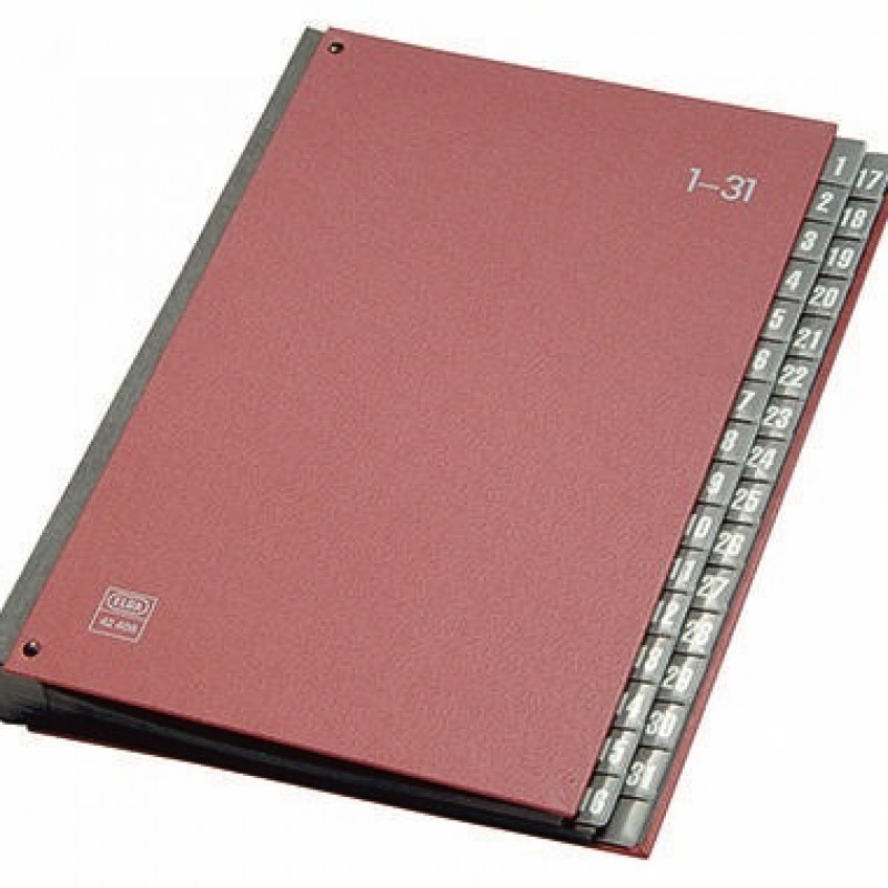 ELBA Pultordner 400001965 DIN A4 1-31 PVC rot ELBA Pultordner 400001965 DIN A4 1-31 PVC rot