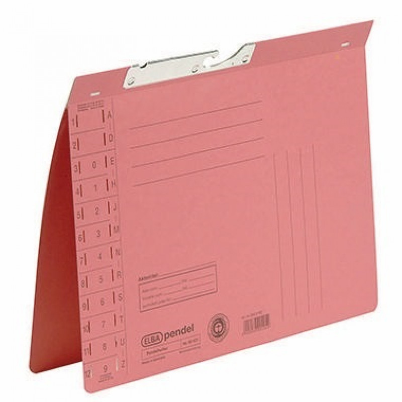 ELBA Pendelhefter 100560092 DIN A4 Amtsheftung 320g Karton rot