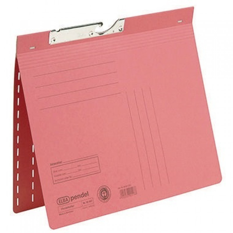 ELBA Pendelhefter 100560105 DIN A4 kfm. Heftung 230g Karton rot ELBA Pendelhefter 100560105 DIN A4 kfm. Heftung 230g Karton rot