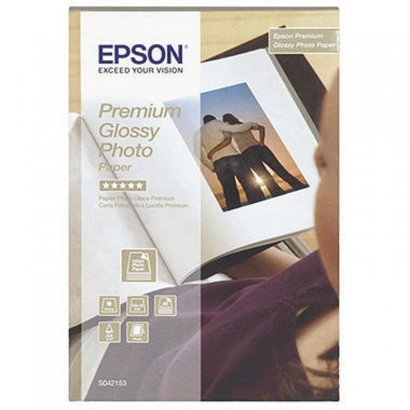 Epson Fotopapier Premium C13S042153 10x15cm ws 40 Bl./Pack.