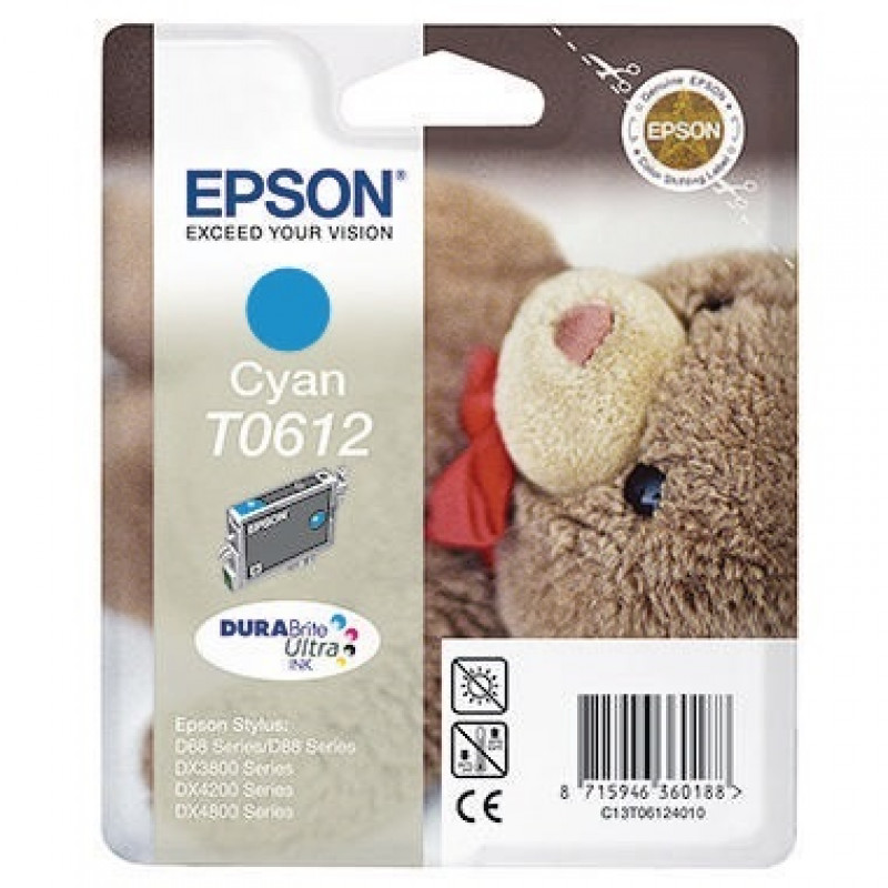 Epson Tintenpatrone C13T06124010 250Seiten 8ml cyan Epson Tintenpatrone C13T06124010 250Seiten 8ml cyan