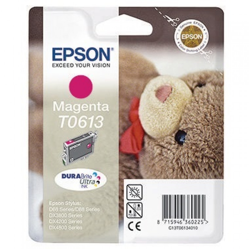 Epson Tintenpatrone C13T06134010 250Seiten 8ml magenta Epson Tintenpatrone C13T06134010 250Seiten 8ml magenta
