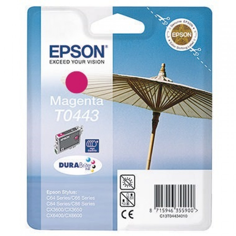 Epson Tintenpatrone C13T04434010 250Seiten 13ml magenta Epson Tintenpatrone C13T04434010 250Seiten 13ml magenta