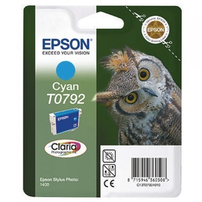 Epson Tintenpatrone C13T07924010 1.475Seiten 11ml cyan Epson Tintenpatrone C13T07924010 1.475Seiten 11ml cyan