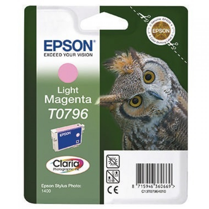 Epson Tintenpatrone C13T07964010 1.020Seiten 11ml fotomagenta Epson Tintenpatrone C13T07964010 1.020Seiten 11ml fotomagenta