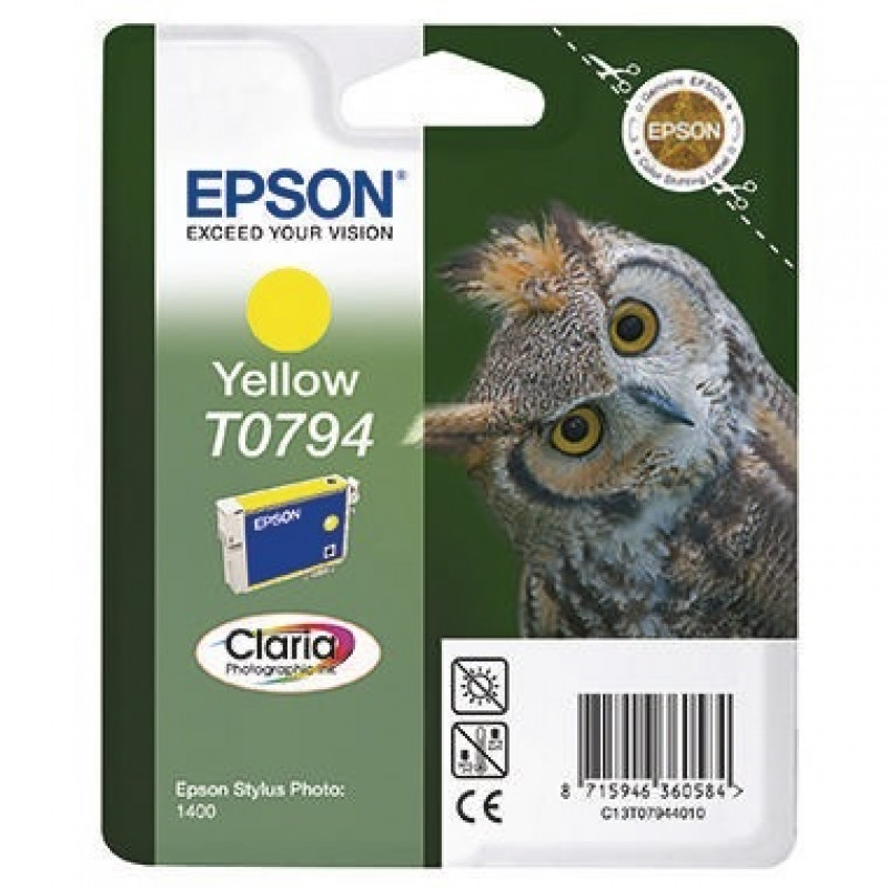 Epson Tintenpatrone C13T07944010 1.070Seiten 11ml gelb Epson Tintenpatrone C13T07944010 1.070Seiten 11ml gelb
