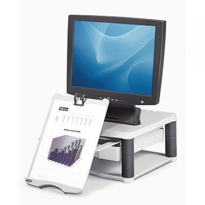 Fellowes Monitorständer Premium 91713 Kunststoff platin Fellowes Monitorständer Premium 91713 Kunststoff platin