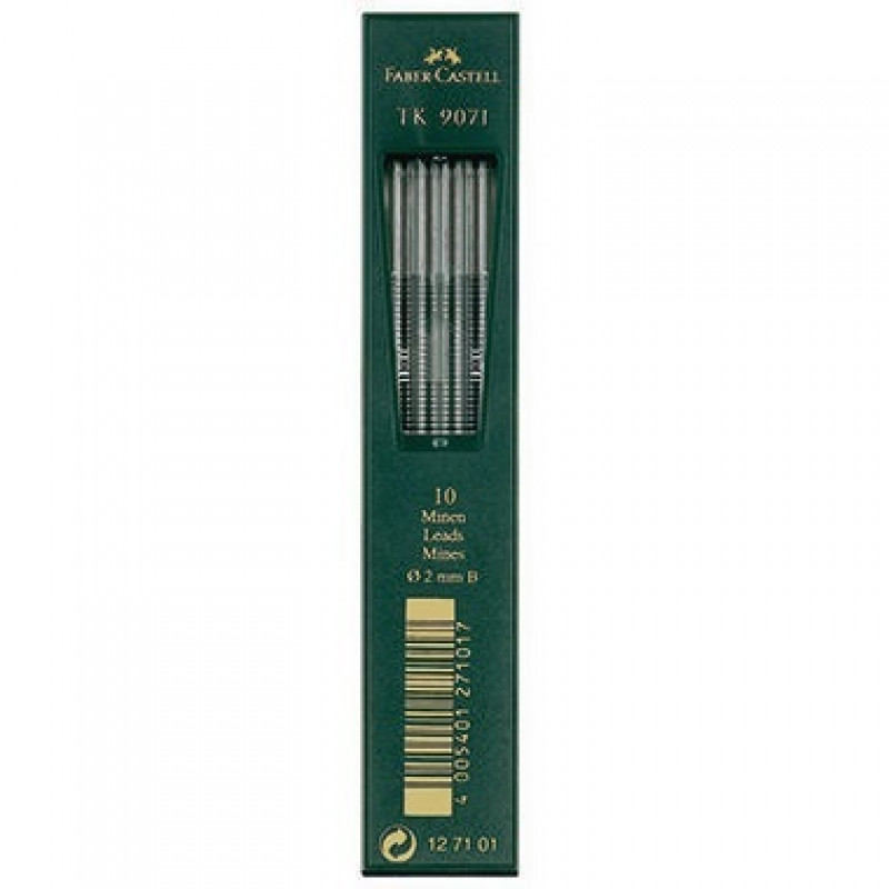 Faber-Castell Fallmine TK 9071 127101 2mm B 10 St./Pack. Faber-Castell Fallmine TK 9071 127101 2mm B 10 St./Pack.