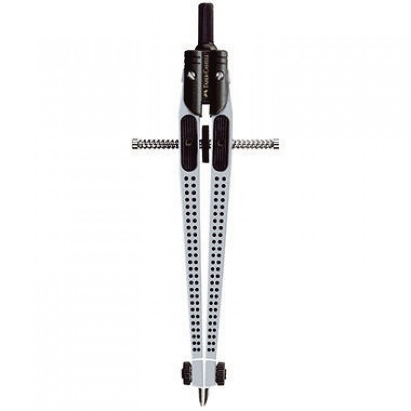 Faber-Castell Zirkel GRIP 2001 174472 Metall silber Faber-Castell Zirkel GRIP 2001 174472 Metall silber